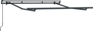vidaXL Ręczny stelaż markizy teleskopowej 2.5x2 m Metal 2