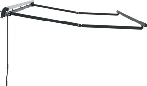 vidaXL vidaXL Konstrukcja markizy Składana Ręcznie Obsługiwana 4x2 cm Metal 3