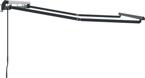 vidaXL Rama markizy Rozkładana Ręcznie Obsługiwana 3x2 cm Metal 5