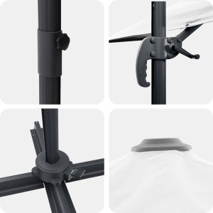 vidaXL Parasol Patio Piasek Daszek z poliesteru 3m 2