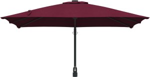 vidaXL Parasol patio Czerwony Bordeaux Tkanina poliestrowa Duży Składany 3