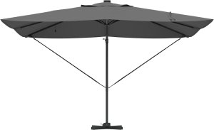 vidaXL Parasol wysięgnikowy Roma z diodami LED antracytowy 352x251x265 cm aluminium 4