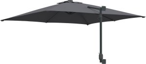 vidaXL Parasol Ogrodowy Antracytowy Poliester, Stal malowana proszkowo 4