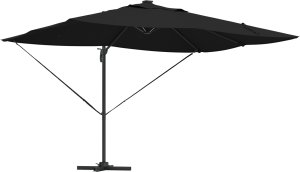 vidaXL vidaXL Parasol Cantilever Roma z LEDami Czarny 352x251x265 cm Aluminium 2