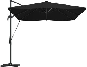 vidaXL vidaXL Parasol Cantilever Roma z LEDami Czarny 352x251x265 cm Aluminium 6