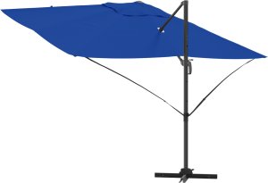 vidaXL Niebieski parasol z daszkiem Niebieski (42003348) 4