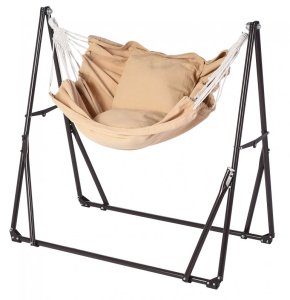 Halo-Fit Hamak ogrodowy z drążkiem składany Relax 8