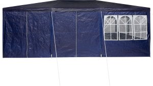 vidaXL vidaXL Namiot imprezowy z 10 ścianami bocznymi Niebieski 6x4 m PE 2