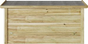 Skrzynia ogrodowa vidaXL Skrzynka do przechowywania 44x119x57 cm Impregnowana Wood Pine 2