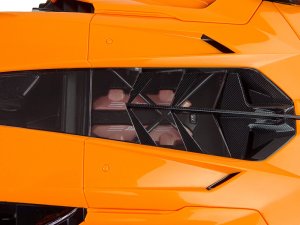 Auto R/C Lamborghini Sian FKP 37 Rastar 1:14 Pomarańczowe Na Pilota 9
