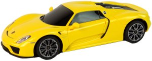 Auto R/C Porsche 918 1:24 Rastar Żółte 3