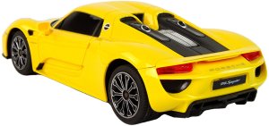 Auto R/C Porsche 918 1:24 Rastar Żółte 4