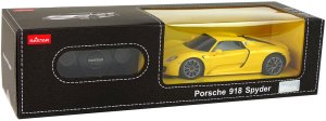 Auto R/C Porsche 918 1:24 Rastar Żółte 8
