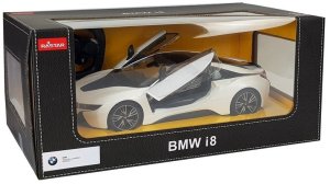 Auto R/C Sportowe Zdalnie Sterowane BMW i8 Rastar 1:14 Biały 6