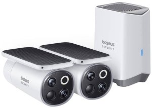 Kamera zewnętrzna Baseus S1 Pro 3K Dual (biała) 2