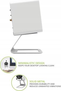 Kanto SE4 Podwyższone podstawki na średnie głośniki Kolor: Biały 4