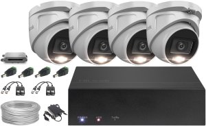 Zestaw do monitoringu 4x TVICAM-T2M-20DL, SSD-DVR-2MP Full HD HiLook by Hikvision 1