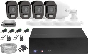 Zestaw do monitoringu 4x TVICAM-B2M-20DL, SSD-DVR-2MP Full HD HiLook by Hikvision 1