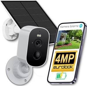 Bezprzewodowa Zewnętrzna Kamera WiFi Solarna 4MPX Eurolook K-14 1