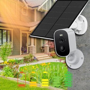 Bezprzewodowa Zewnętrzna Kamera WiFi Solarna 4MPX Eurolook K-14 7