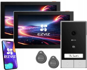 Zestaw wideodomofonowy EZVIZ HP7 z dwoma monitorami 1