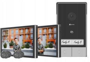 Zestaw wideodomofonowy EZVIZ HP7 z dwoma monitorami 2