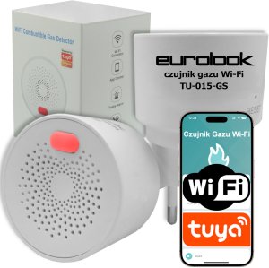 Inteligentny Czujnik Detektor Gazu WiFi Tuya Z Syreną Alarmową Smart Life [TU-015-GS] 1