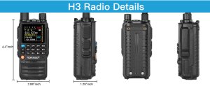TIDRadio H3 5W radiotelefon z BlueTooth, odbiornikiem na 8 pasm w tym AirBand 14