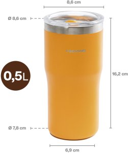 MUG FISKARS ON-THE-GO 0.5L ORANGE 2