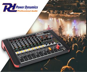 Powermikser 8- kanałowy PDM-M804A Power Dynamics one size 8