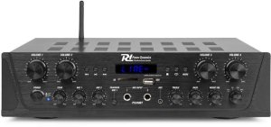 Power Dynamics Wzmacniacz audio PV240BT 4 strefowy 400W BT USB SD FM pilot one size 4