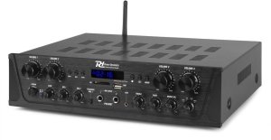 Power Dynamics Wzmacniacz audio PV240BT 4 strefowy 400W BT USB SD FM pilot one size 8