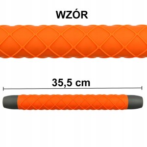 DEKORACYJNY SILIKONOWY WAŁEK DO CIASTA 35,5cm BRUNBESTE BB-3324 POMARAŃCZOWY 2