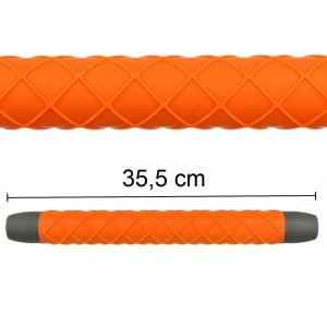 DEKORACYJNY SILIKONOWY WAŁEK DO CIASTA 35,5cm BRUNBESTE BB-3324 POMARAŃCZOWY 4