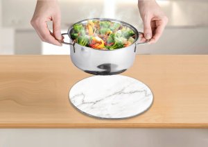 Podstawka pod garnek, szklana, Ø 20 cm, WENKO 2