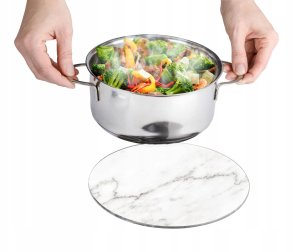 Podstawka pod garnek, szklana, Ø 20 cm, WENKO 3