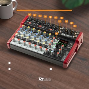 Power Dynamics Mikser 8- kanałowy PDM-Y801 one size 17