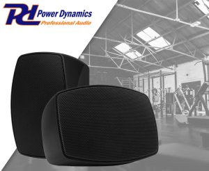 Penton Zestaw kolumn instalacyjnych BHW40BK IPX5 4" 60W 100V 8Ohm Power Dynamics one size 2