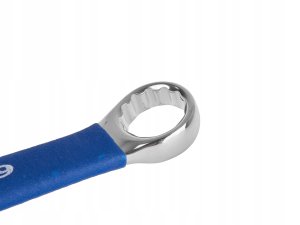 Geko Klucze płasko-oczkowe polerowane z gumowym uchwytem AntiSlip 6-36mm 25el. CRV (4) 4
