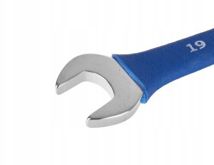 Geko Klucze płasko-oczkowe polerowane z gumowym uchwytem AntiSlip 6-36mm 25el. CRV (4) 5