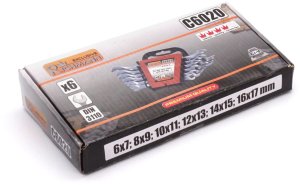 Klucze płaskie 6-17mm 6 elementów, Richmann C6020 3