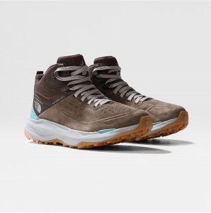 Buty damskie The North Face Vectiv Exploris 2 Mid FUTURELIGHT LTHR - brown 1