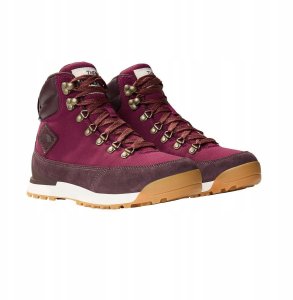 Buty outdoor damskie The North Face Back-To-Berkeley IV Textile Wp - boysenberry/brown 1