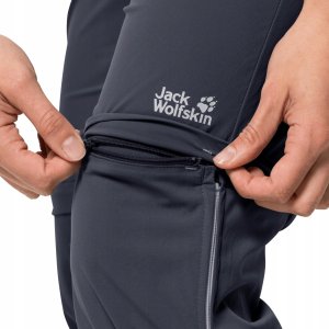 Jack Wolfskin Overland Zip Away Pants W 1506133-1388 Granatowe 38 4