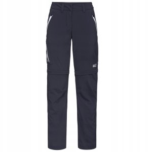 Jack Wolfskin Overland Zip Away Pants W 1506133-1388 Granatowe 36 1