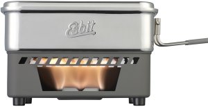 Kuchenka turystyczna Esbit Solid Fuel Cookset 1100 ml - steel 1