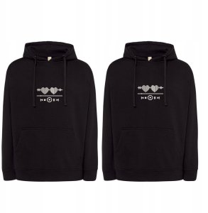 BLUZY DLA PAR Z HAFTEM MUZYKA PREZENT ODTWARZACZ MUZYKI DZIEŃ KOBIET SERCE 2