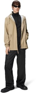 Rains płaszcz przeciwdeszczowy unisex FISHTAIL JACKET W3 18010 24 SAND XL 7