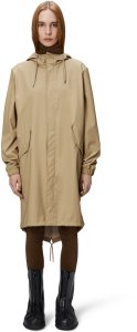 Rains płaszcz przeciwdeszczowy unisex FISHTAIL PARKA W3 18140 24 SAND L 5
