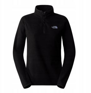 Bluza polarowa damska The North Face 100 Glacier 1/4 Zip - tnf black 1